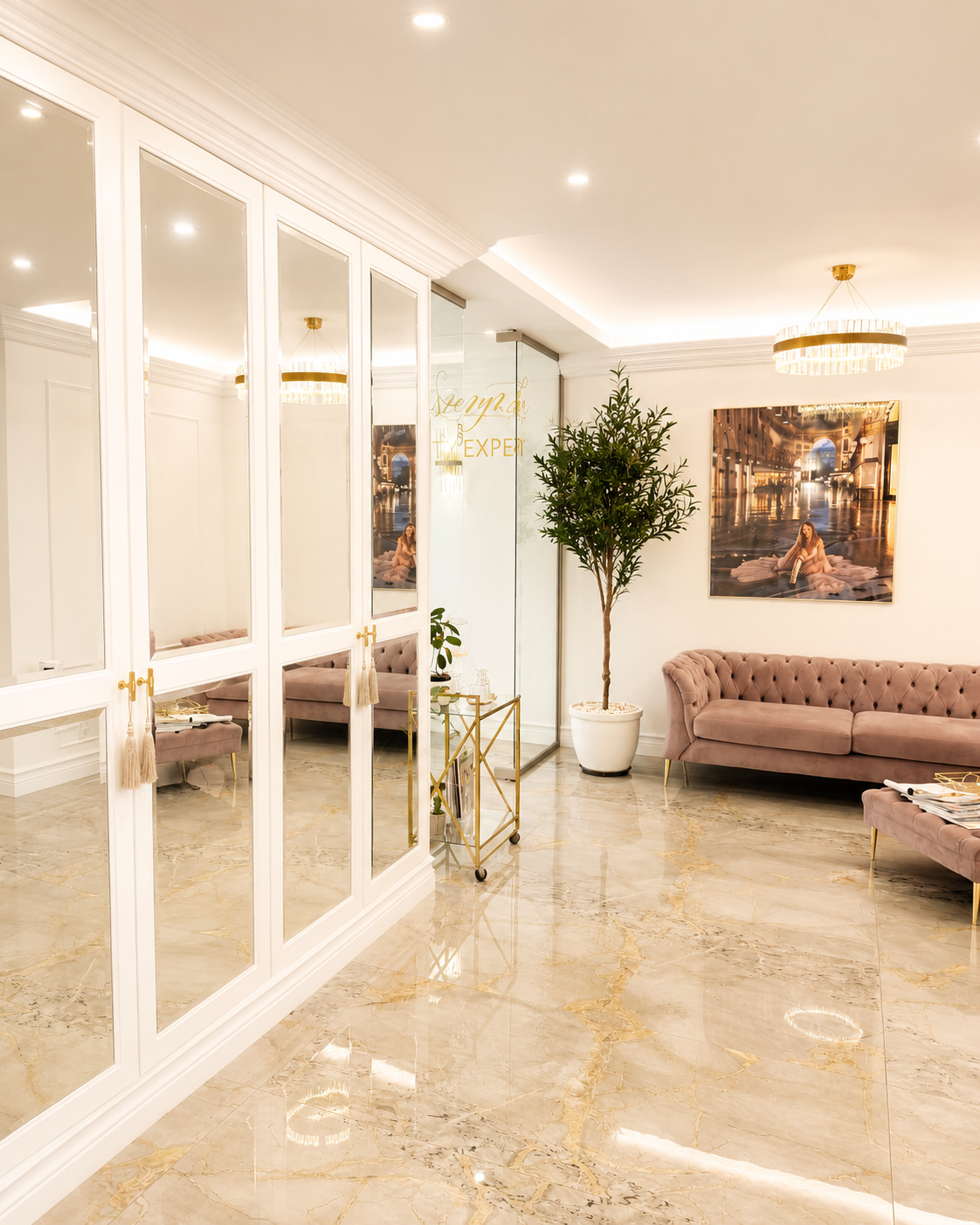 Wnętrze kliniki Hialuronic Beauty Artist